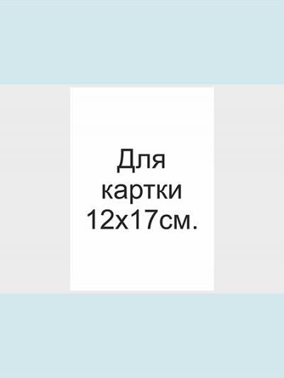 Обгортка з кальки. Розмір 12х17 см.