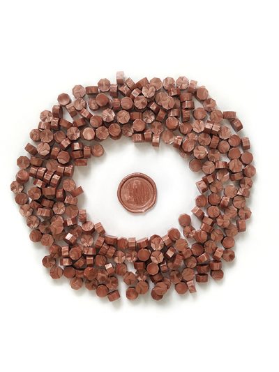 Сургуч в гранулах. Колір Рожеве золото. №5