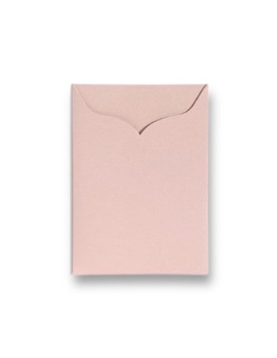 Конверт матовий. Форма фігурна прямокутна кишенька. Колір Pink Nude. Розмір 11х15.5 см.