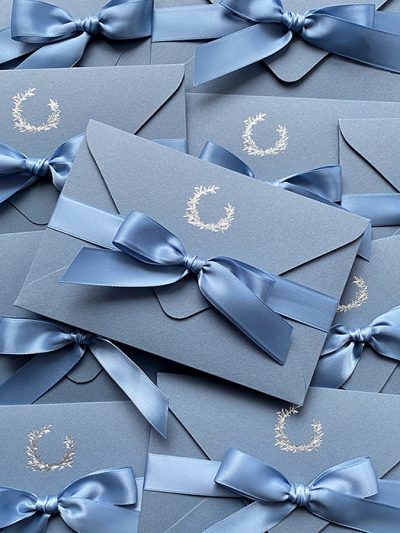 Запрошення вінок Dusty blue