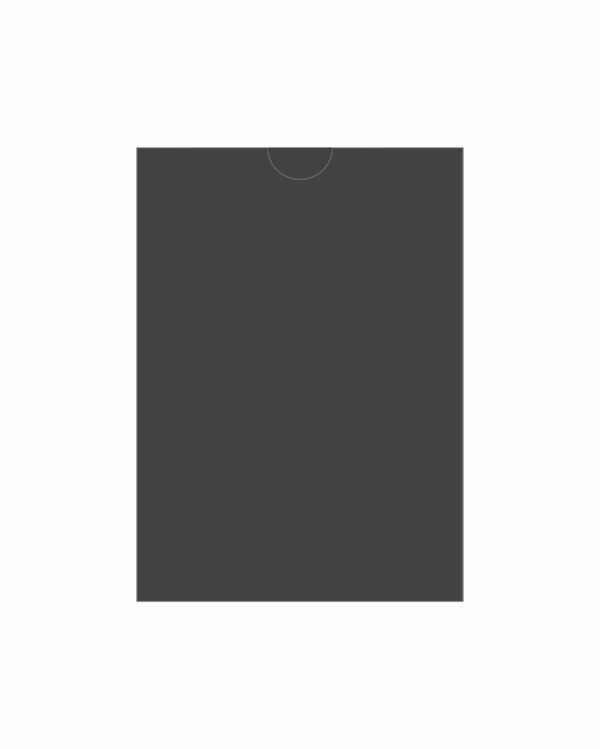 Конверт прямокутна кишенька Black, 10.9х15.2 для картки А6