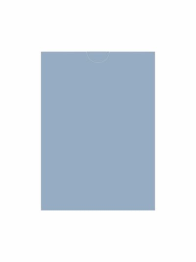 Конверт прямокутна кишенька Dusty Blue. Розмір 10.9х15.2 для картки А6