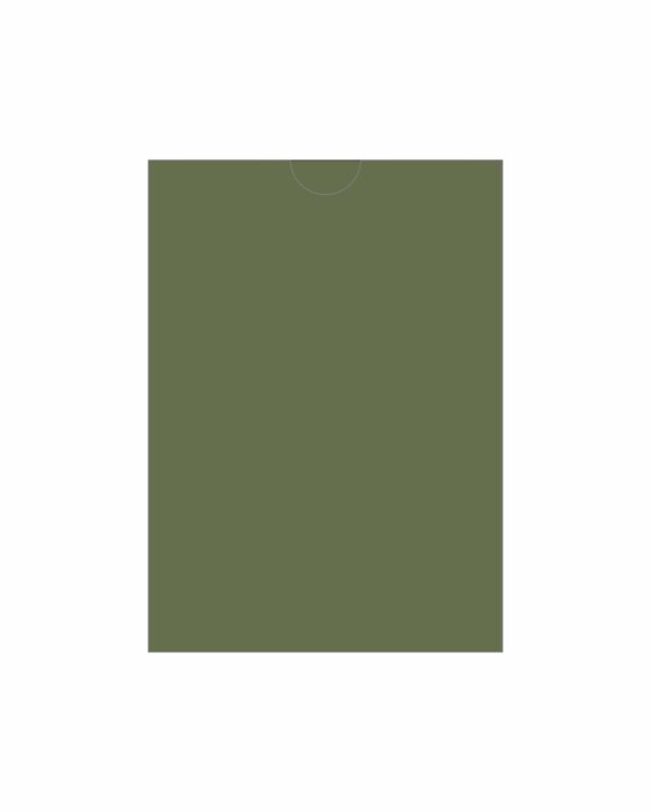 Конверт прямокутна кишенька Khaki, 10.9х15.2 для картки А6