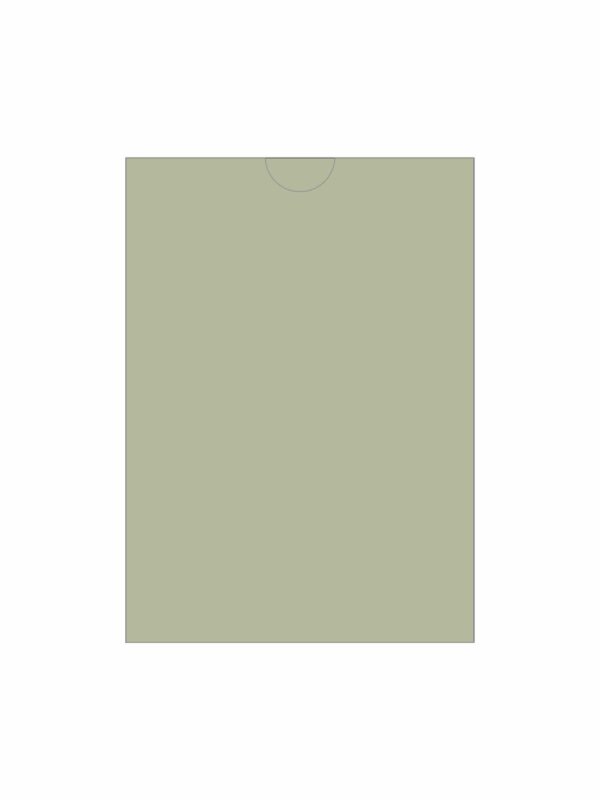 Конверт прямокутна кишенька Olive, 10.9х15.2 для картки А6