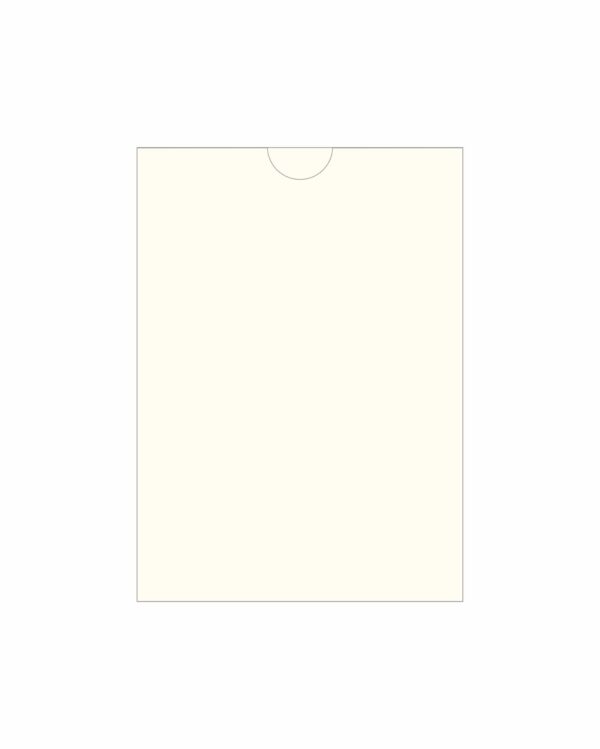 Конверт прямокутна кишенька Vanilla, 10.9х15.2 для картки А6