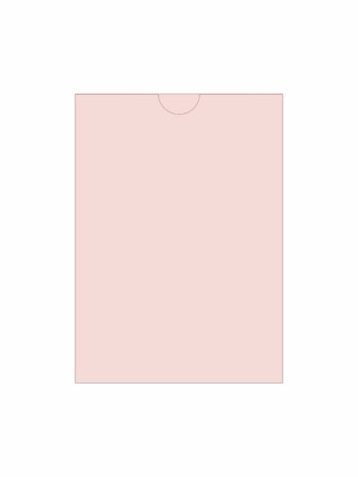 Конверт прямокутна кишенька Pink nude. Розмір 10.9х15.2 для картки А6