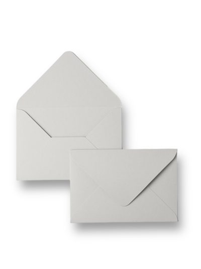 Конверт матовий. Колір Light Gray. Розмір 11х16.4 см.