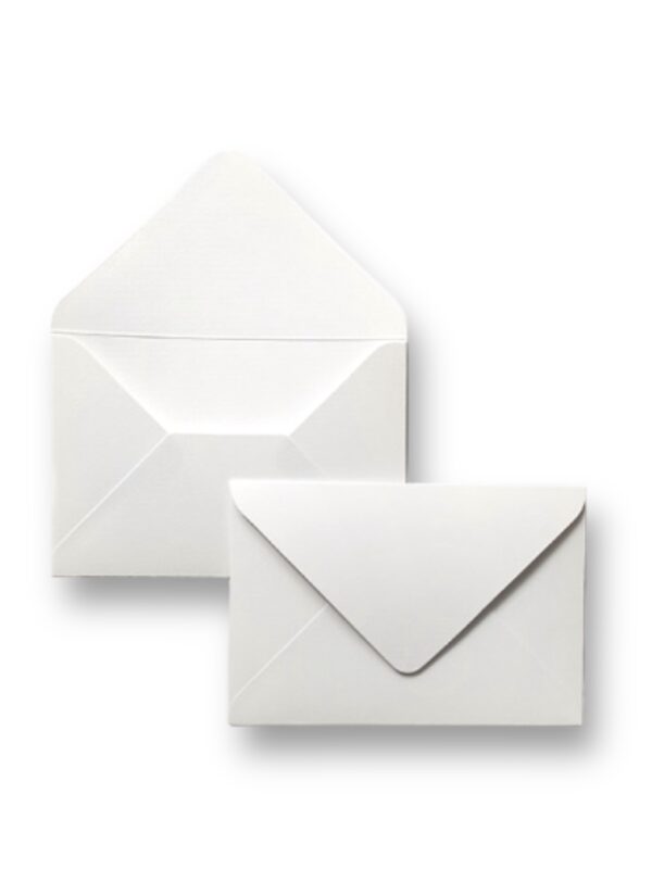 Матовий конверт Friable White (білий), 11х16.4 см для А6
