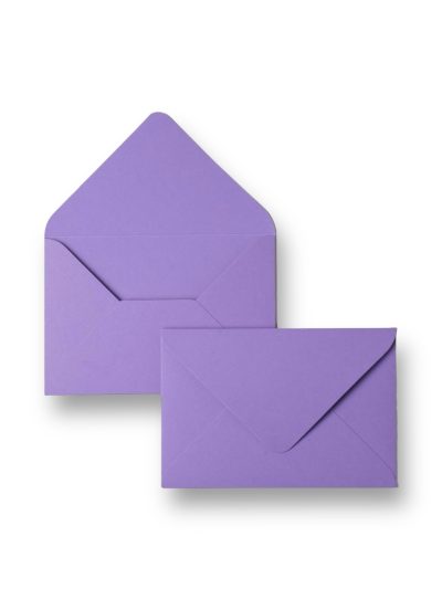 Конверт матовий. Колір Purple. Розмір 11х16.4 см.