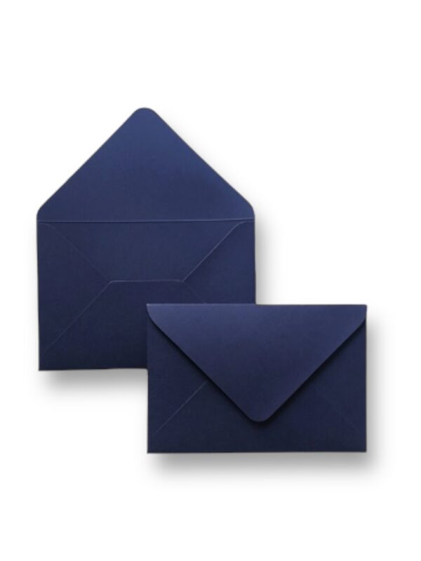 Матовий конверт Dark Blue (темно-синій), 11х16.4 см для А6