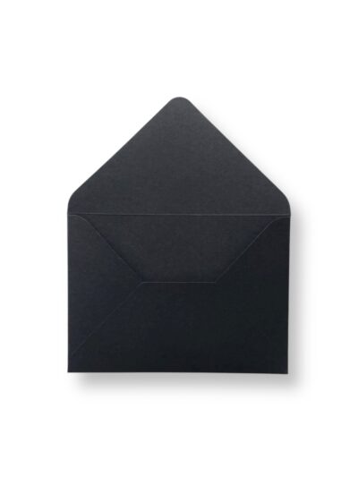Конверт матовий. Колір Black. Розмір 15.5х21.5 см. для А5