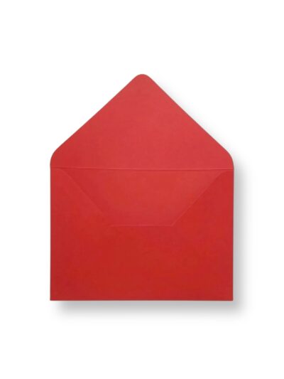 Конверт матовий. Колір Red. Розмір 15.5х21.5 см. для А5