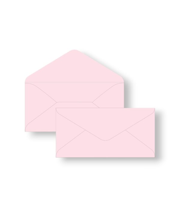Матовий конверт Clariana rosa (рожевий), 11х22 см